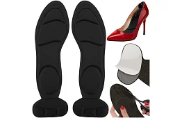 Puha talpbetétek sarokvédelemmel – fekete