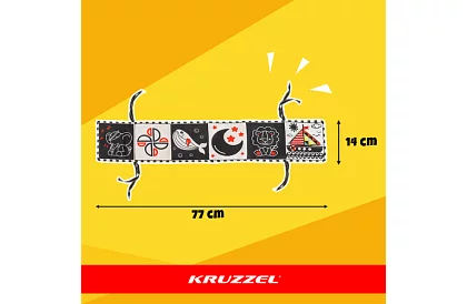 Szenzorikus könyv - kontrasztos játék 0+ csecsemőknek