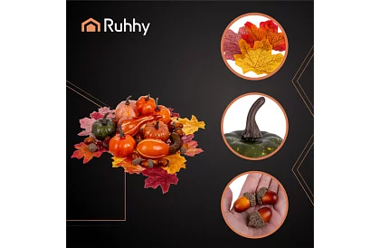 Őszi műanyag díszek – 50 darab