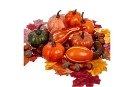 Őszi műanyag díszek – 50 darab