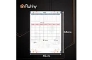 Mágneses hűtőtervező RUHHY – napló 60 x 45 cm + filctoll