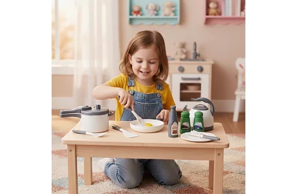 Gyermek étkészlet és konyhai eszközök