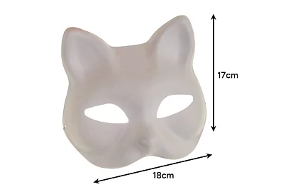 DIY készlet – macska maszkok a karneválra 6 darab