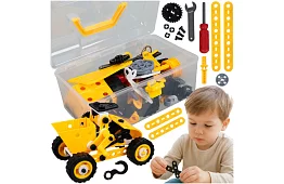 Csavarozható építőjáték – autók