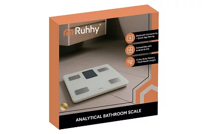 Elektronikus analitikai személymérleg 226 kg-ig - fehér