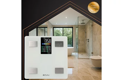 Elektronikus analitikai személymérleg 226 kg-ig - fehér