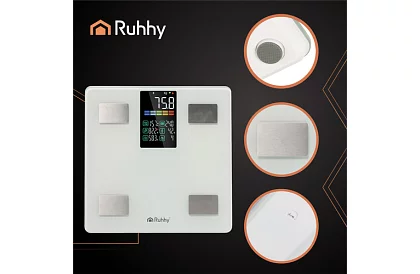 Elektronikus analitikai személymérleg 226 kg-ig - fehér