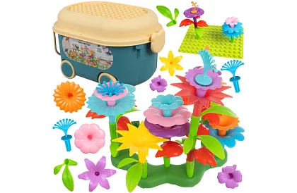 Kreatív építőjáték – 3D virág készlet