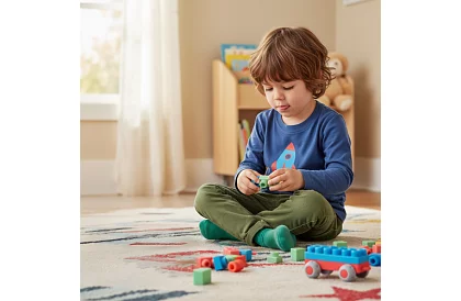 Gumírozott érzékszervi kockák gyerekeknek – 30 darab