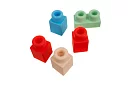 Gumírozott érzékszervi kockák gyerekeknek – 30 darab