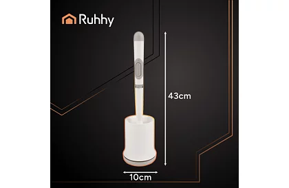 Silikon WC kefe – WC kefe, fehér