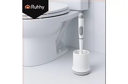 Silikon WC kefe – WC kefe, fehér