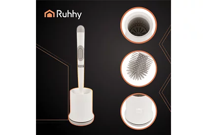 Silikon WC kefe – WC kefe, fehér