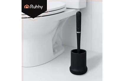 Silikon WC kefe – WC kefe, fekete