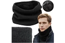 Meleg sál – fekete kötött