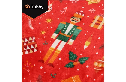 Flanel takaró karácsonyi mintával 150 x 200 cm
