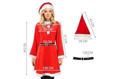 Női kosztüm – Mikulás