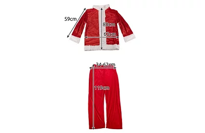 Teljes férfi jelmez – Mikulás