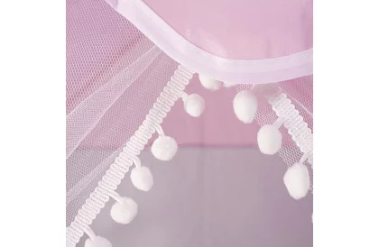 Gyerek sátor LED világítással – rózsaszín