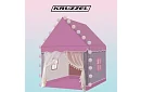 Gyerek sátor LED világítással – rózsaszín