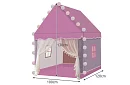 Gyerek sátor LED világítással – rózsaszín