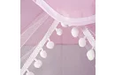 Gyerek sátor LED világítással – rózsaszín