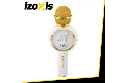 Bluetooth vezeték nélküli karaoke mikrofon – fehér