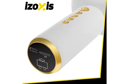 Bluetooth vezeték nélküli karaoke mikrofon – fehér