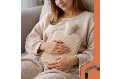 Hőmérséklet szabályozó plüss borítással – gumi vízmelegítő 1,8 l