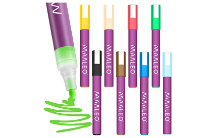 Akril dekoratív filcek - 8 db-os készlet