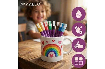 Akril dekoratív filcek - 8 db-os készlet