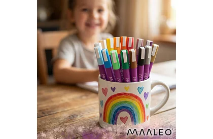 Akril dekoratív filcek – 16 db-os készlet