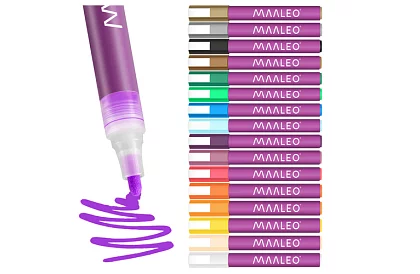 Akril dekoratív filcek – 16 db-os készlet