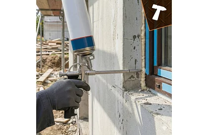 Szerelési fémhab pisztoly állítható áramlással