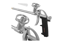 Szerelési fémhab pisztoly állítható áramlással