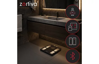 Személyes analitikai Bluetooth mérleg – WiFi ZORTIVA Smart Premium
