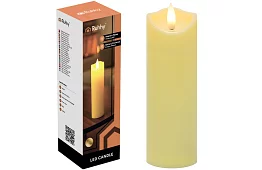 LED gyertya lánghatással 17 cm