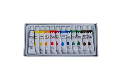 Festék készlet festéshez - vászon, színek, ecsetek, paletta