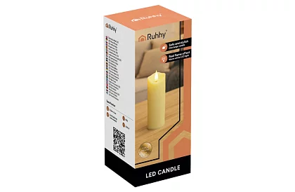 LED gyertya lánghatású 15×5 cm