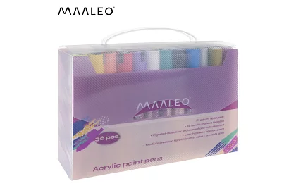 Akril dekoratív filcek – 36 színű készlet