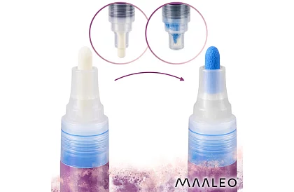 Akril dekoratív filcek – 36 színű készlet