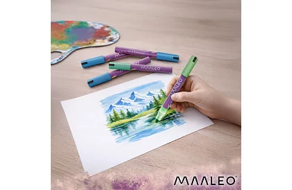 Akril dekoratív filcek – 36 színű készlet