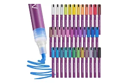 Akril dekoratív filcek – 36 színű készlet