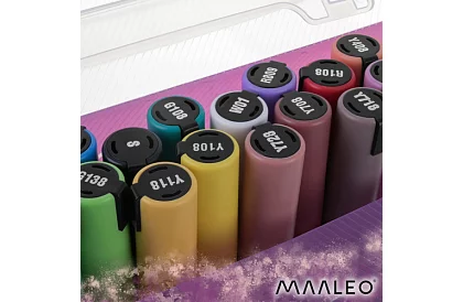 Akril dekoratív filcek – 24 színű készlet