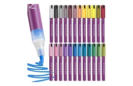 Akril dekoratív filcek – 24 színű készlet