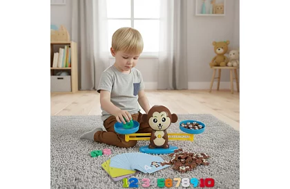 Oktatási matematikai játék - Monkey Balance