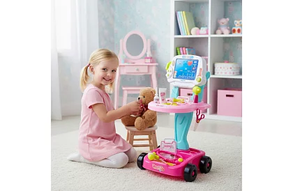 Doktori készlet kocsival - kis orvos