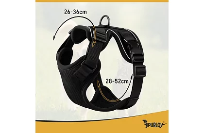 Nyomásmentes hám kutyáknak és macskáknak pórázzal – M-es méret
