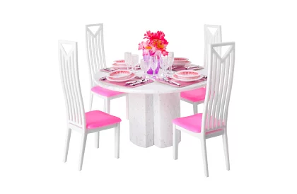 Bútor a babaházhoz – 43 darabos készlet