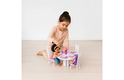 Bútor a babaházhoz – 43 darabos készlet